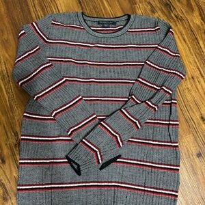 Pendleton Crewneck Sweater - Gray, Red, White